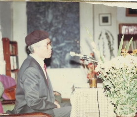 원로 시조시인 김상옥 선생님