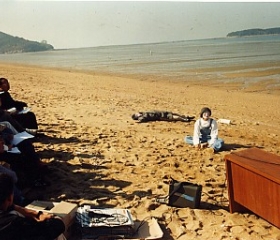 문학캠프 중 연극공연