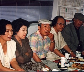 배우 김혜자, 박현영, 임보, 홍혜리, 시인 황금찬 선생님